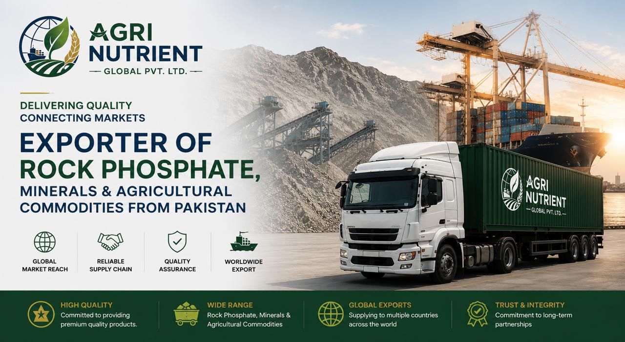 Agri Nutrient Global — Agriculture and Mineral Exports from Pakistan